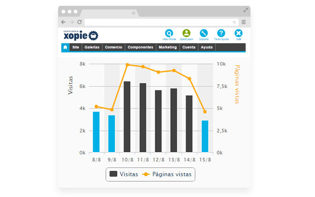 Estad�sticas: sigue los resultados de tu tienda online
