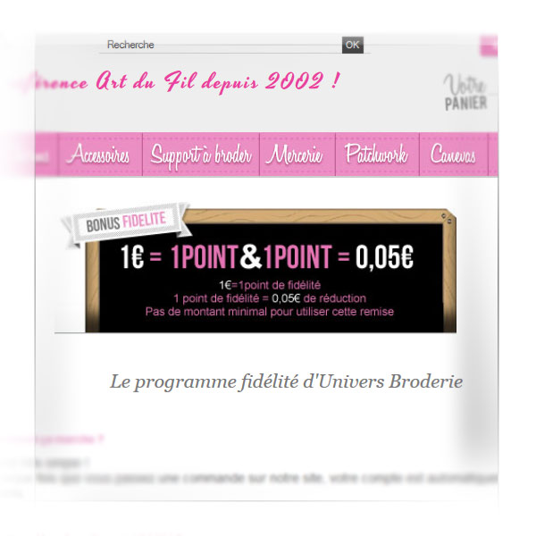 Marketing site e-commerce : programme de fid�lit�